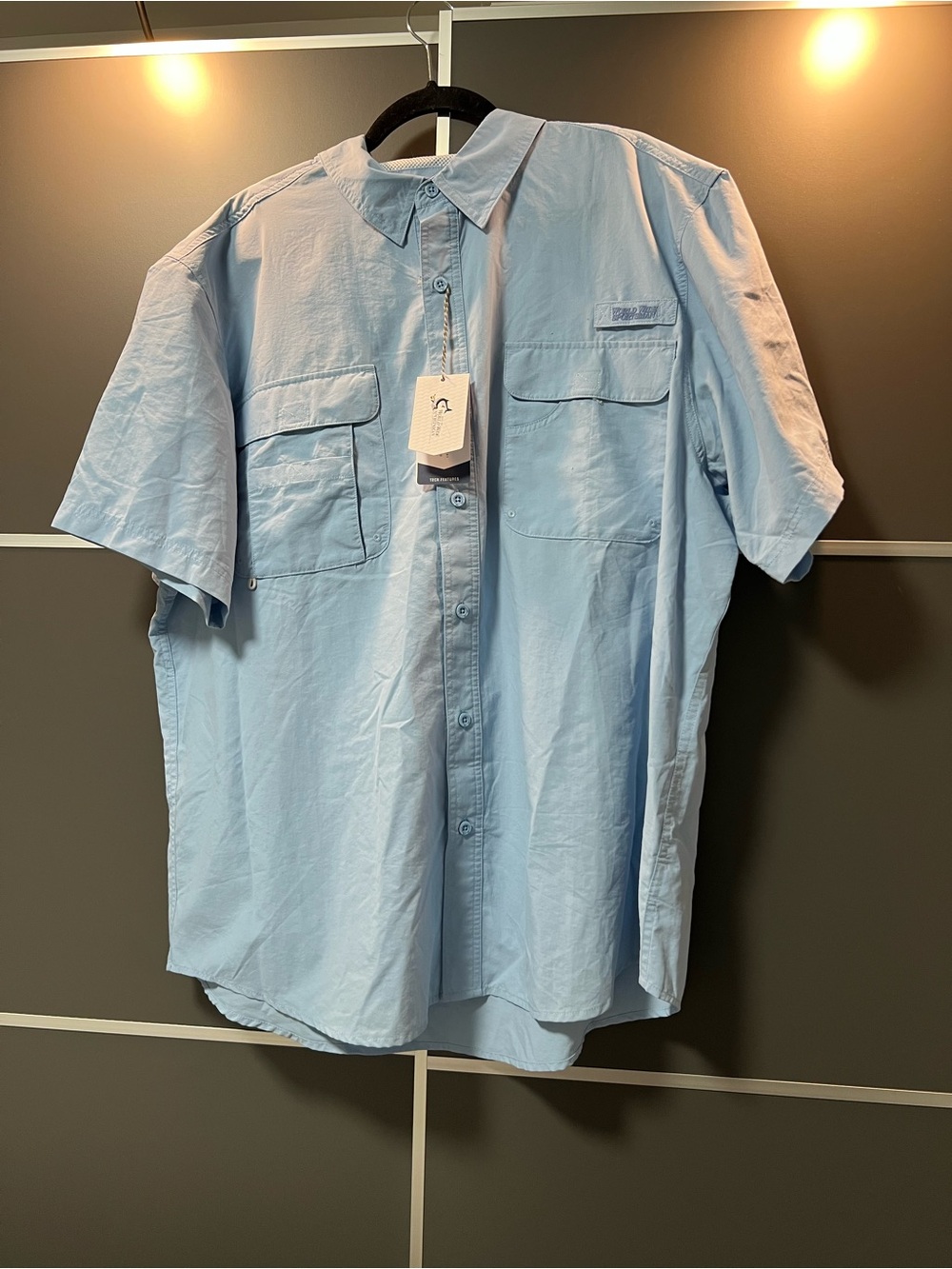 World Wide Sportsman Button Short Sleeve Shirt 2XL